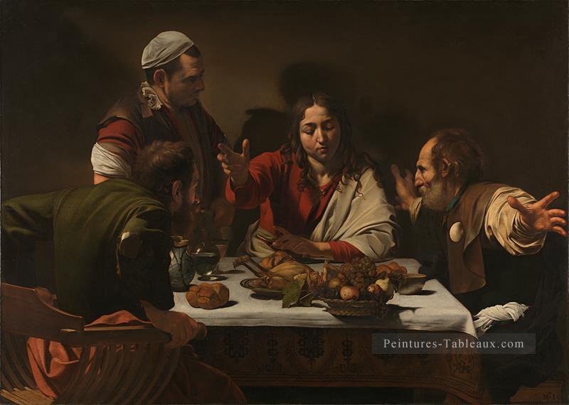 Souper chez Emmaüs1 Caravaggio Peintures à l'huile